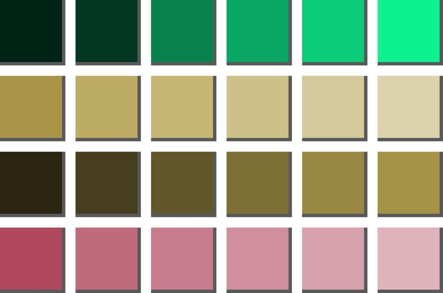 Color rounded square set Free Vector EPS file