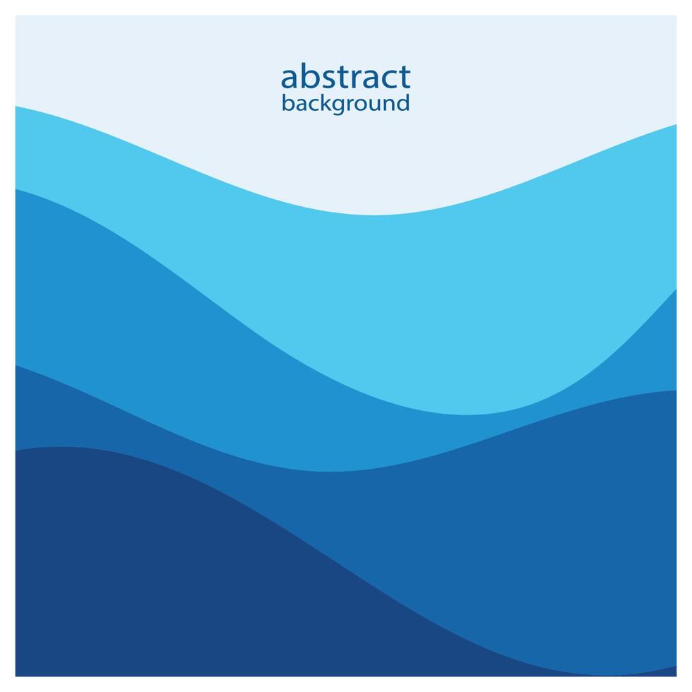 Abstract beach wave background design with blue vector combination, concept design for book cover, wallpaper, swimming pool, marine, lake