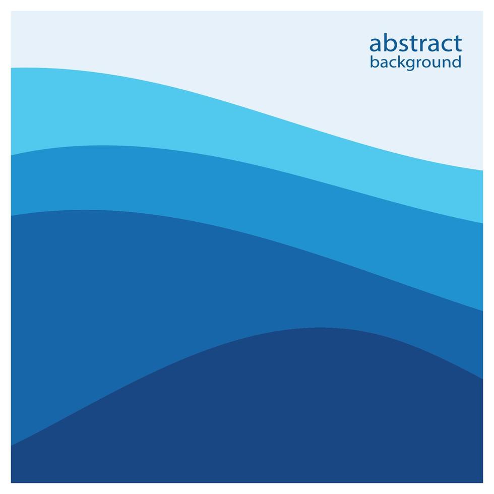 Abstract beach wave background design with blue vector combination, concept design for book cover, wallpaper, swimming pool, marine, lake