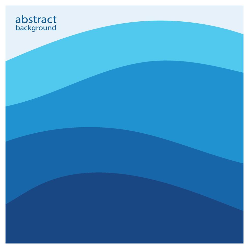 Abstract beach wave background design with blue vector combination, concept design for book cover, wallpaper, swimming pool, marine, lake