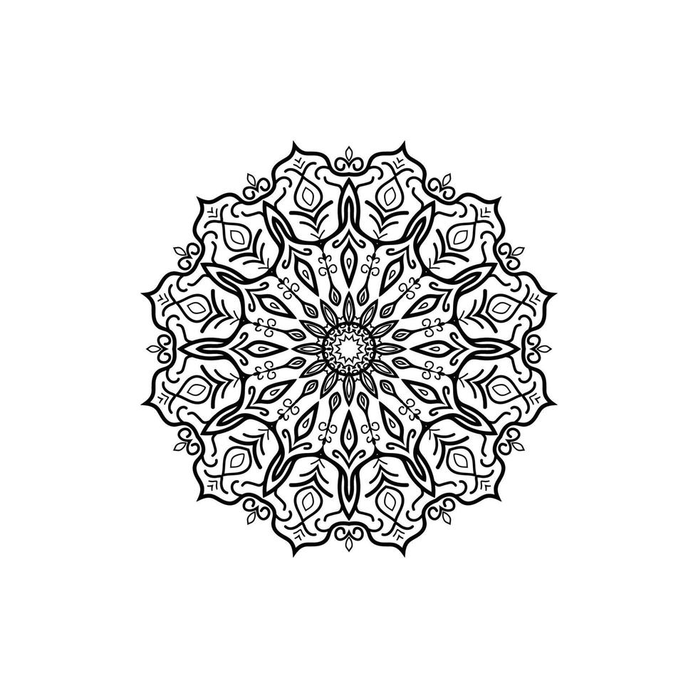Mandala logo design vector template