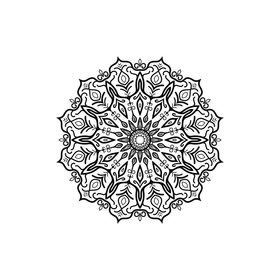 Mandala logo design vector template