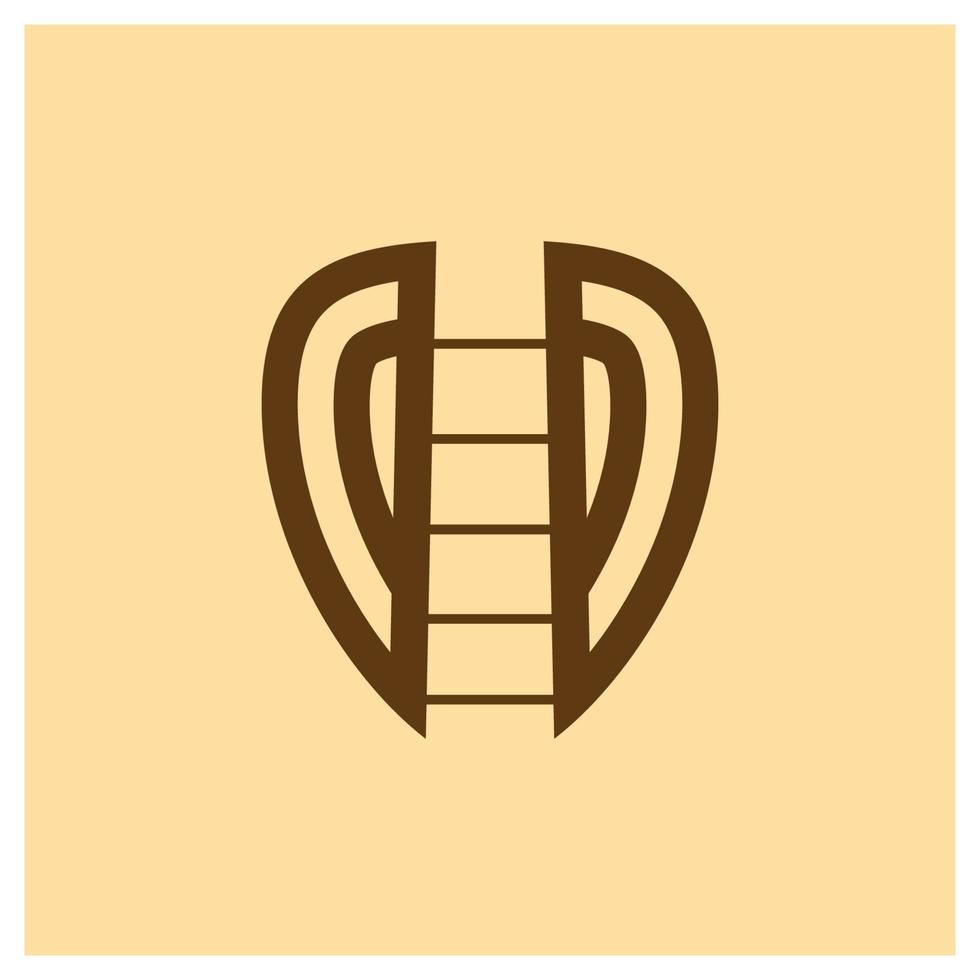 logo icon illustration template simple guitar pick vector design  for badge  music label  music studio  musical instrument business