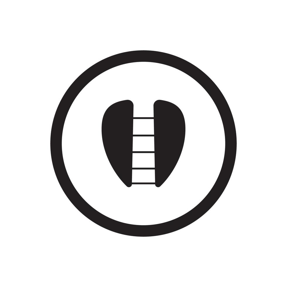 plantilla de ilustración de icono de logotipo diseño de vector de selección de guitarra simple para insignia etiqueta de música estudio de música negocio de instrumentos musicales