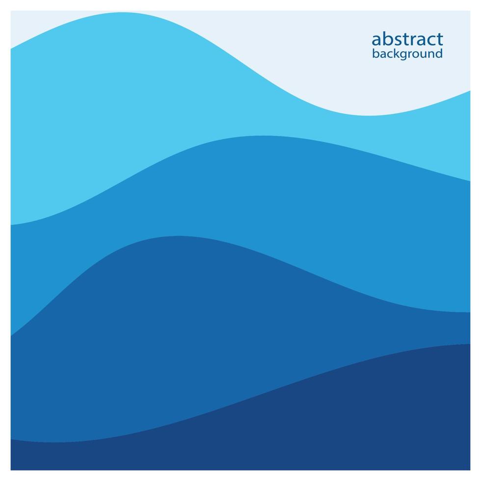 Abstract beach wave background design with blue vector combination, concept design for book cover, wallpaper, swimming pool, marine, lake