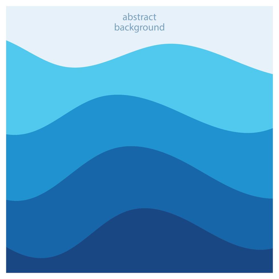 Abstract beach wave background design with blue vector combination, concept design for book cover, wallpaper, swimming pool, marine, lake