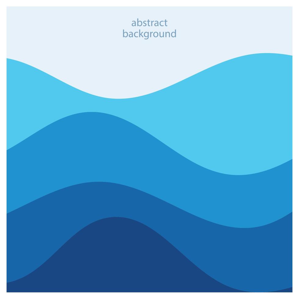 Abstract beach wave background design with blue vector combination, concept design for book cover, wallpaper, swimming pool, marine, lake
