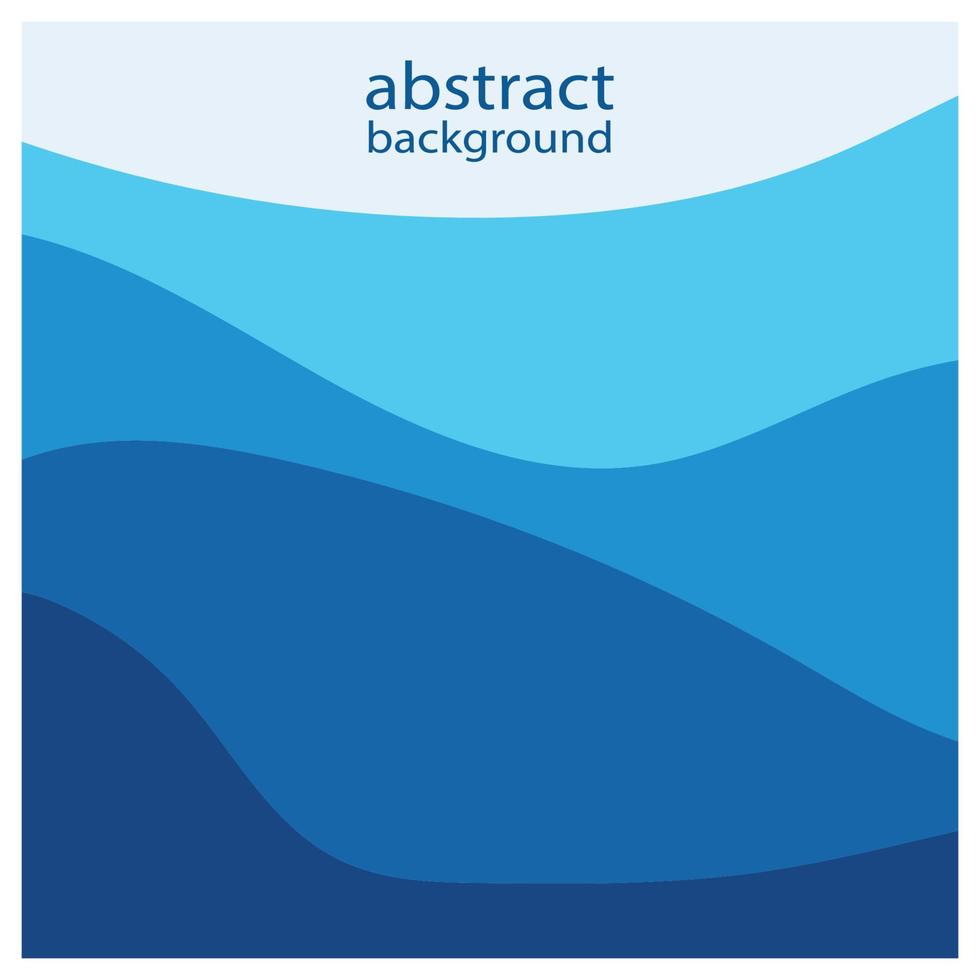 diseño de fondo de onda de playa abstracto con combinación de vector azul, diseño de concepto para portada de libro, papel tapiz, piscina, marina, lago