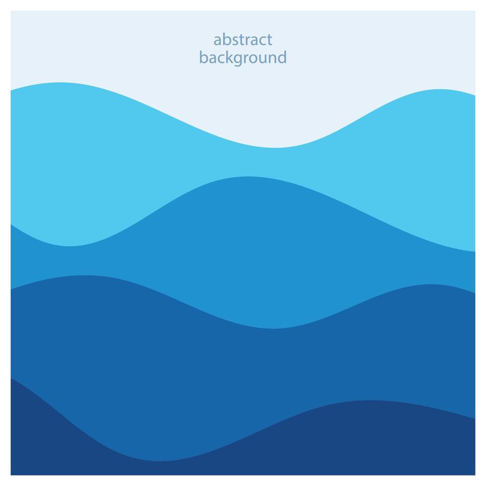 Abstract beach wave background design with blue vector combination, concept design for book cover, wallpaper, swimming pool, marine, lake