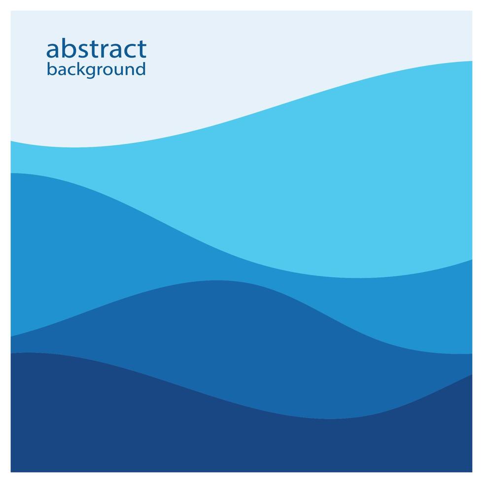 Abstract beach wave background design with blue vector combination, concept design for book cover, wallpaper, swimming pool, marine, lake