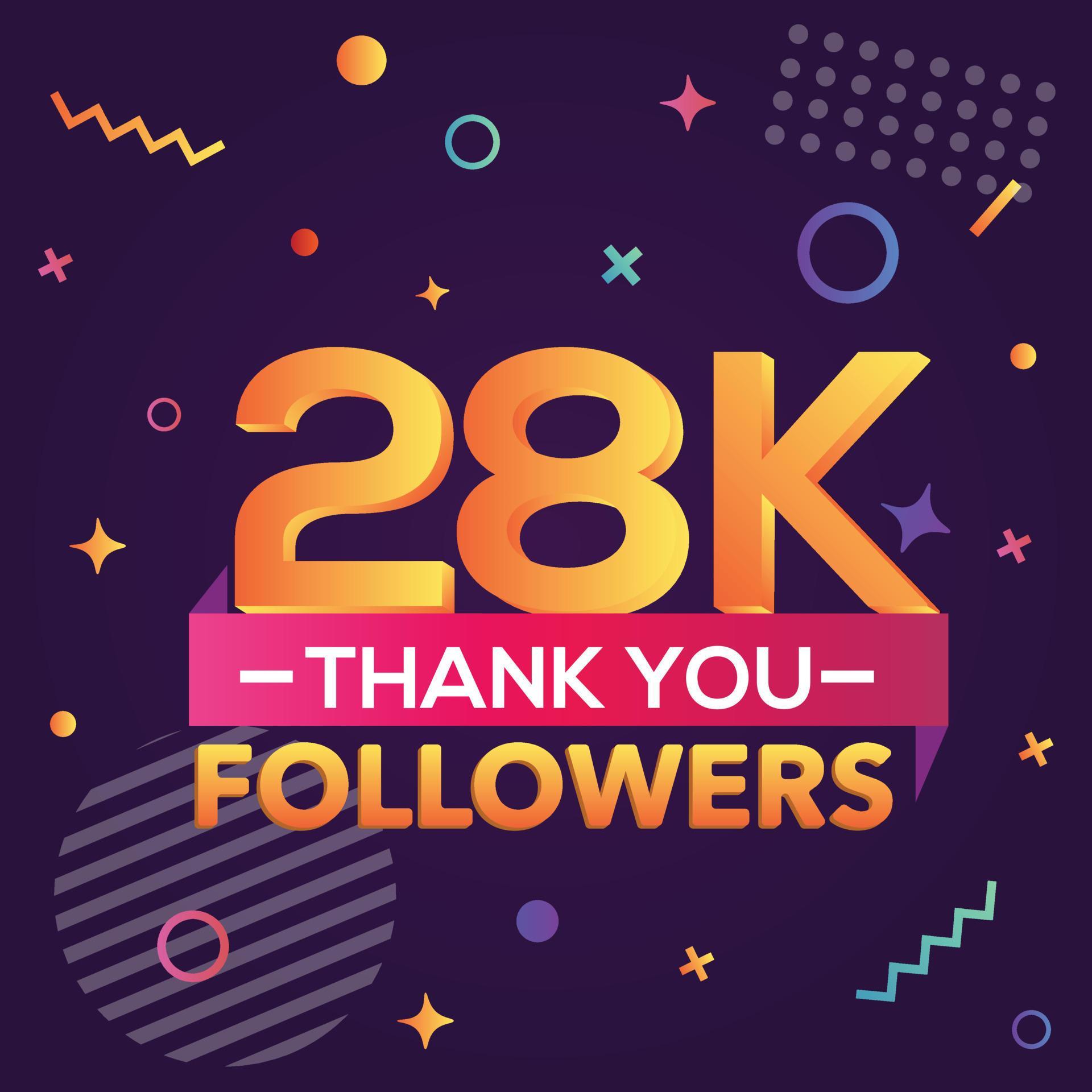 Thank You 28000 Followers thanks Banner First 28K Follower thank-you-28000-followers-thanks-banner-first-28k-follower