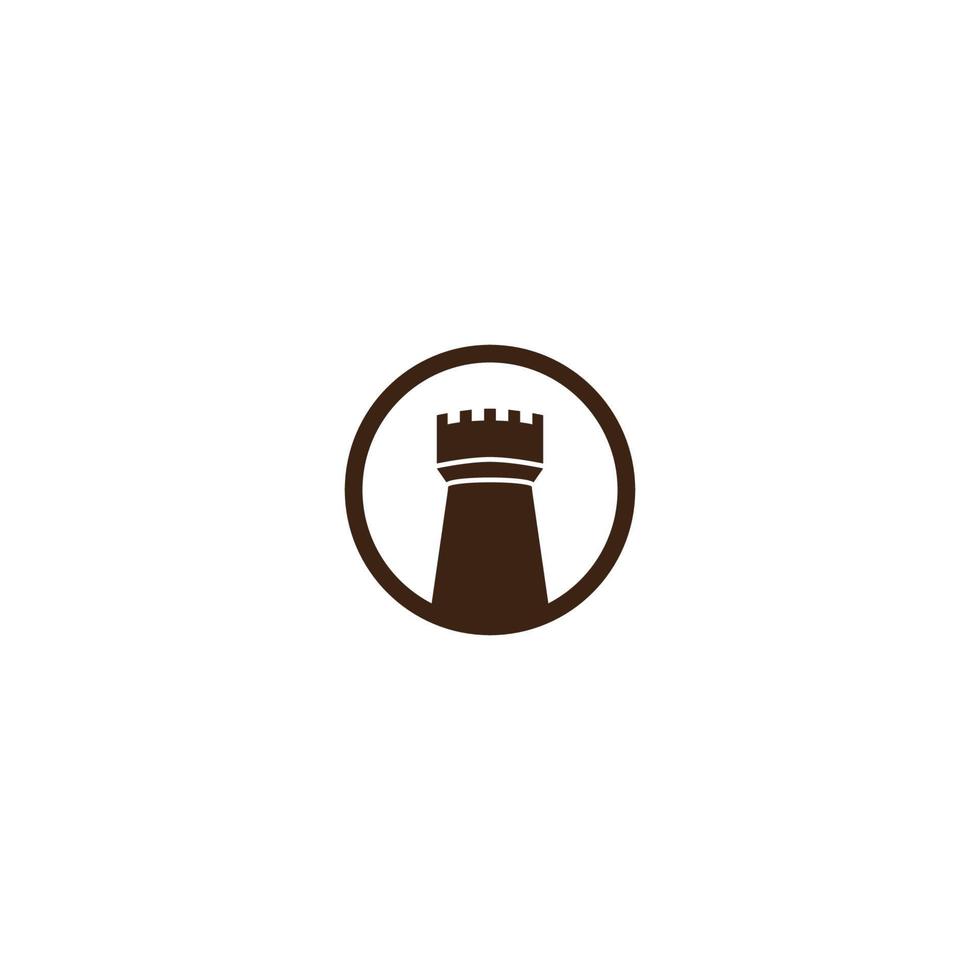 Castle Logo vector icon illustration