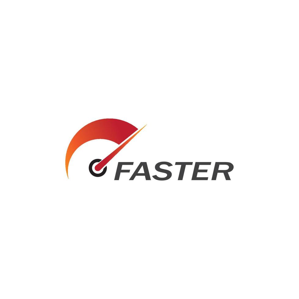 Faster and speed Logo Template vector icon illustration