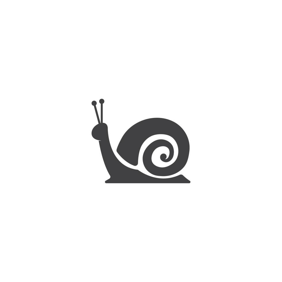 snail logo template vector icon illustration