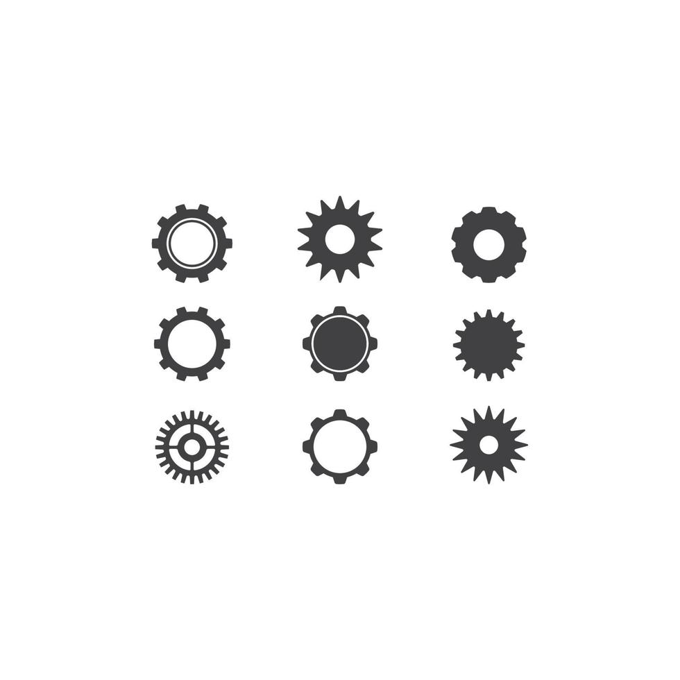 Gear Logo Template vector icon illustration