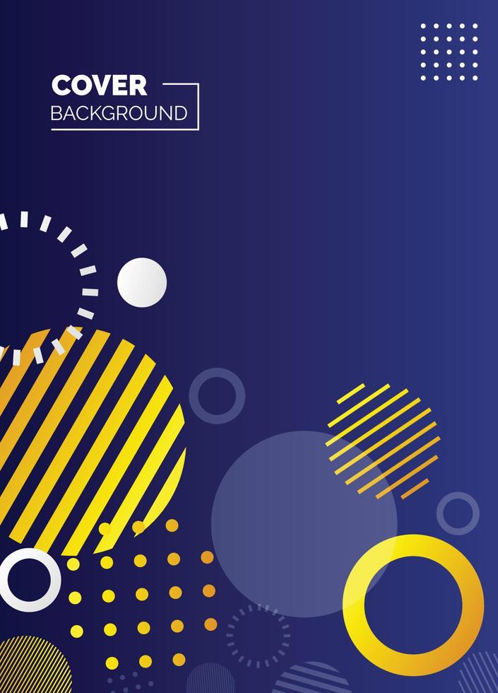 Covers templates set with bauhaus. memphis and hipster style graphic geometric elements. Applicable for placards. brochures. posters. covers and banners. Vector illustrations