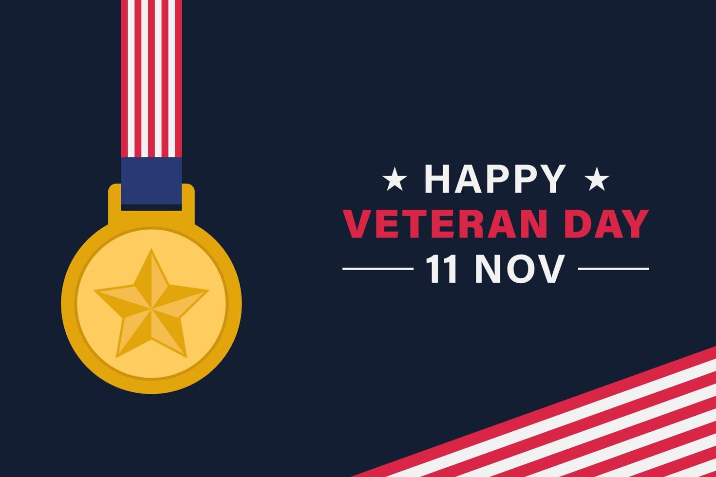 Veteran day vector background banner poster