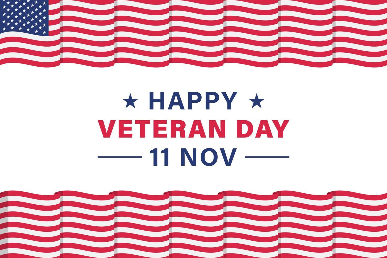 Veteran day vector background banner poster