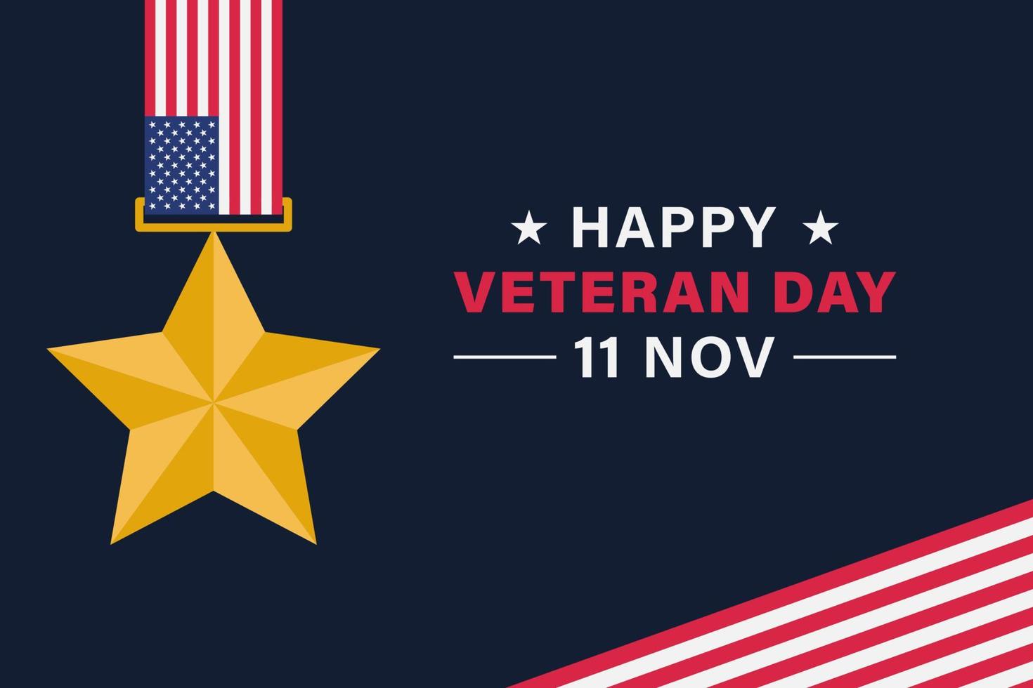 Veteran day vector background banner poster