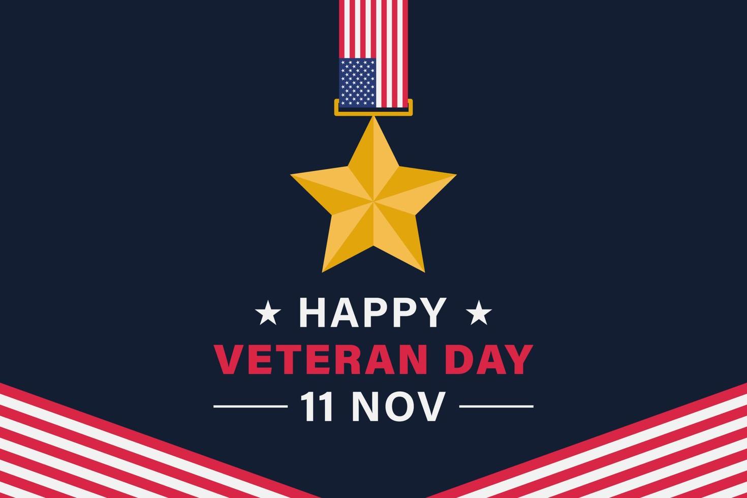 Veteran day vector background banner poster