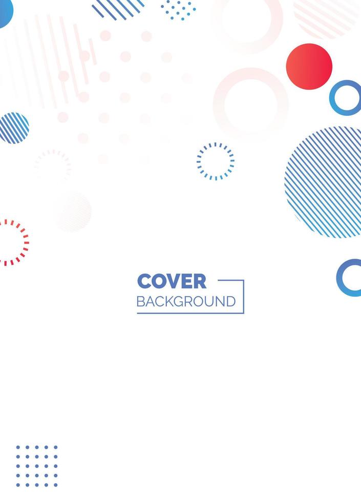 Covers templates set with bauhaus. memphis and hipster style graphic geometric elements. Applicable for placards. brochures. posters. covers and banners. Vector illustrations