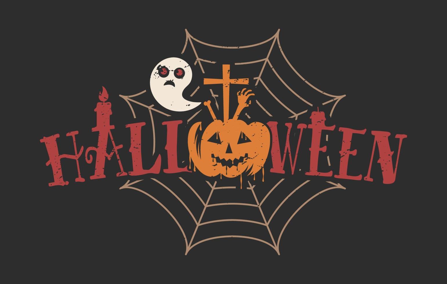 diseños de camisetas de halloween de miedo vector