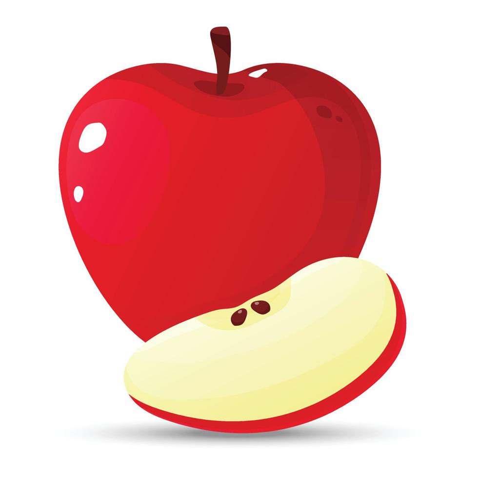 vector de ilustración de manzana