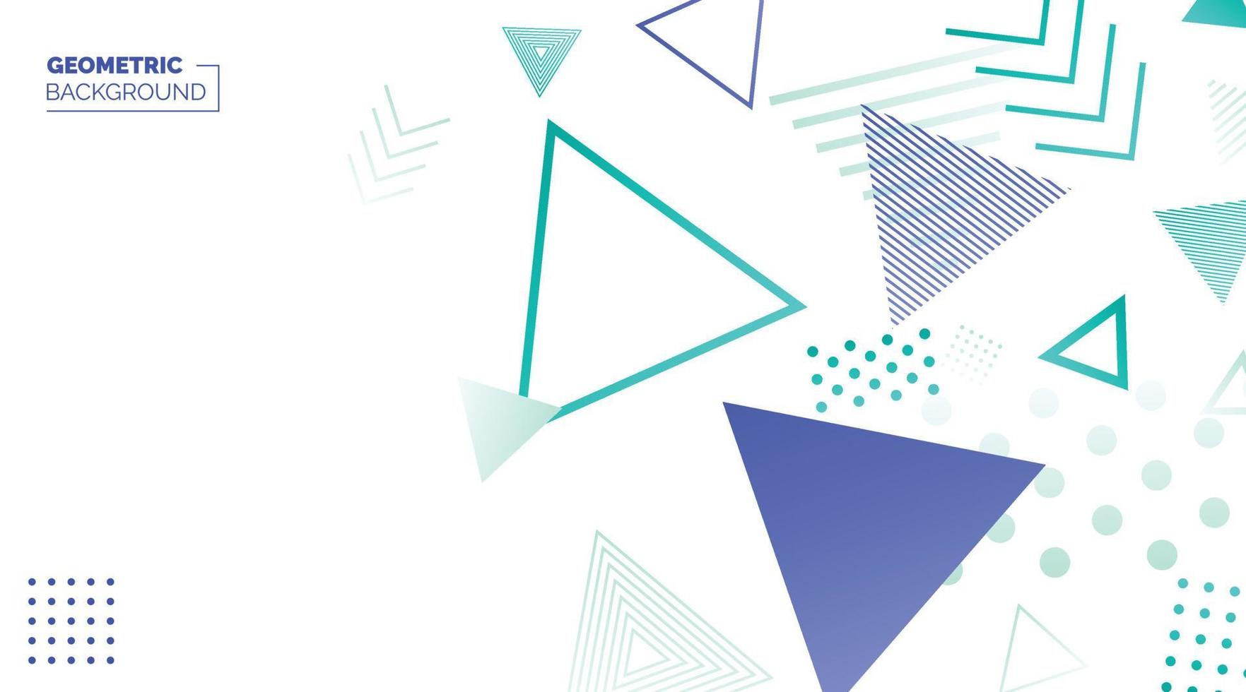 Memphis style seamless pattern. Vector trendy geometric shapes Banner background in retro 80s. 90s.