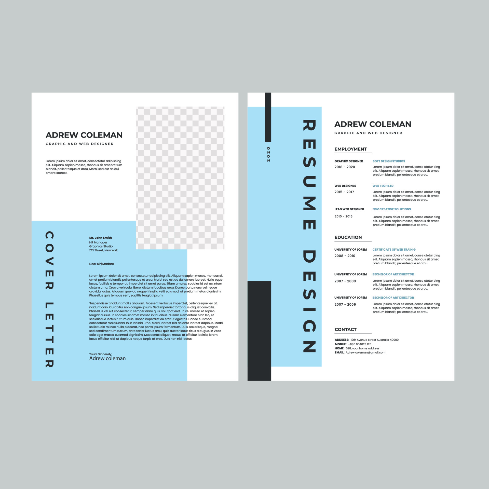 creative resume deign 12954613 - Creative Resume Deign Vector 