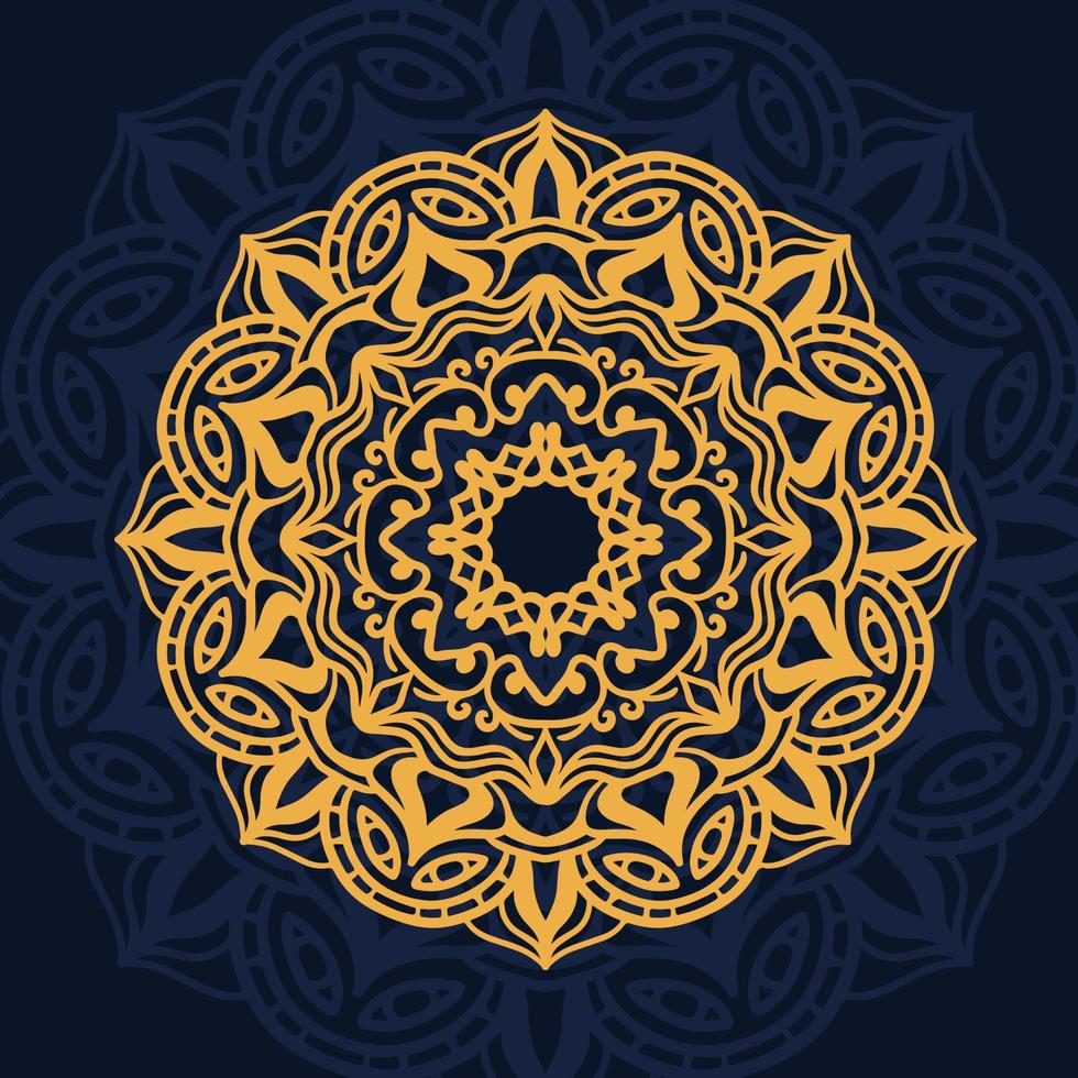 Luxury mandala background vector