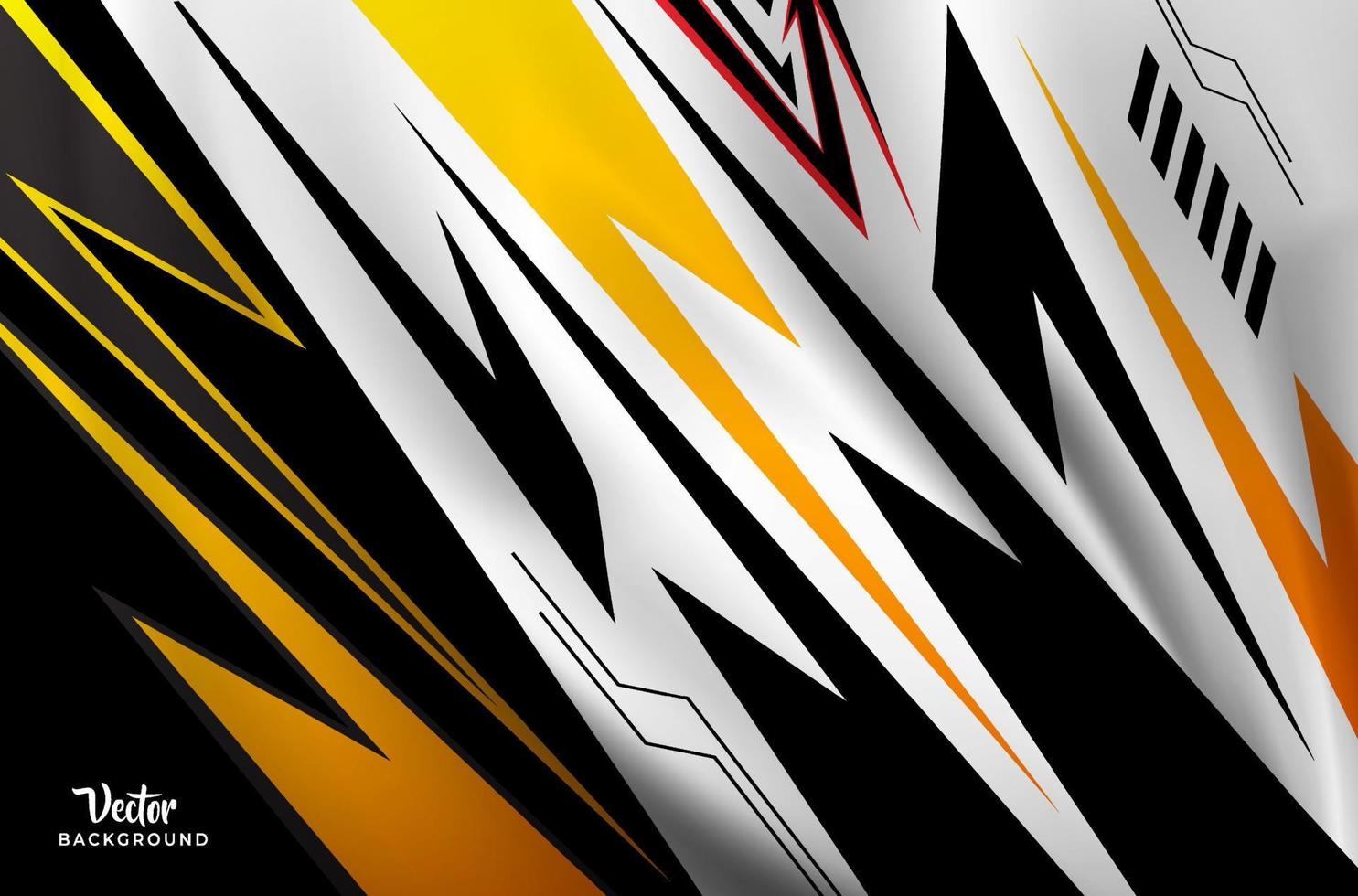 Modern wavy shapes and abstract geometric background vector