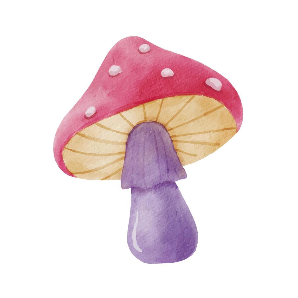 Amanita muscaria. elemento de halloween vector