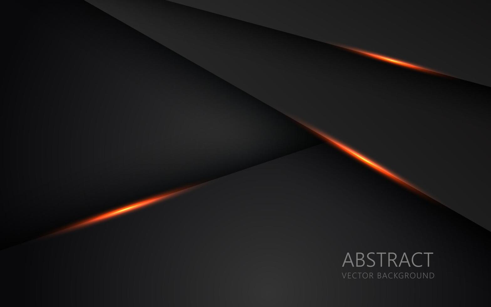 abstract light orange black space frame layout design tech triangle concept gray texture background. eps10 vector