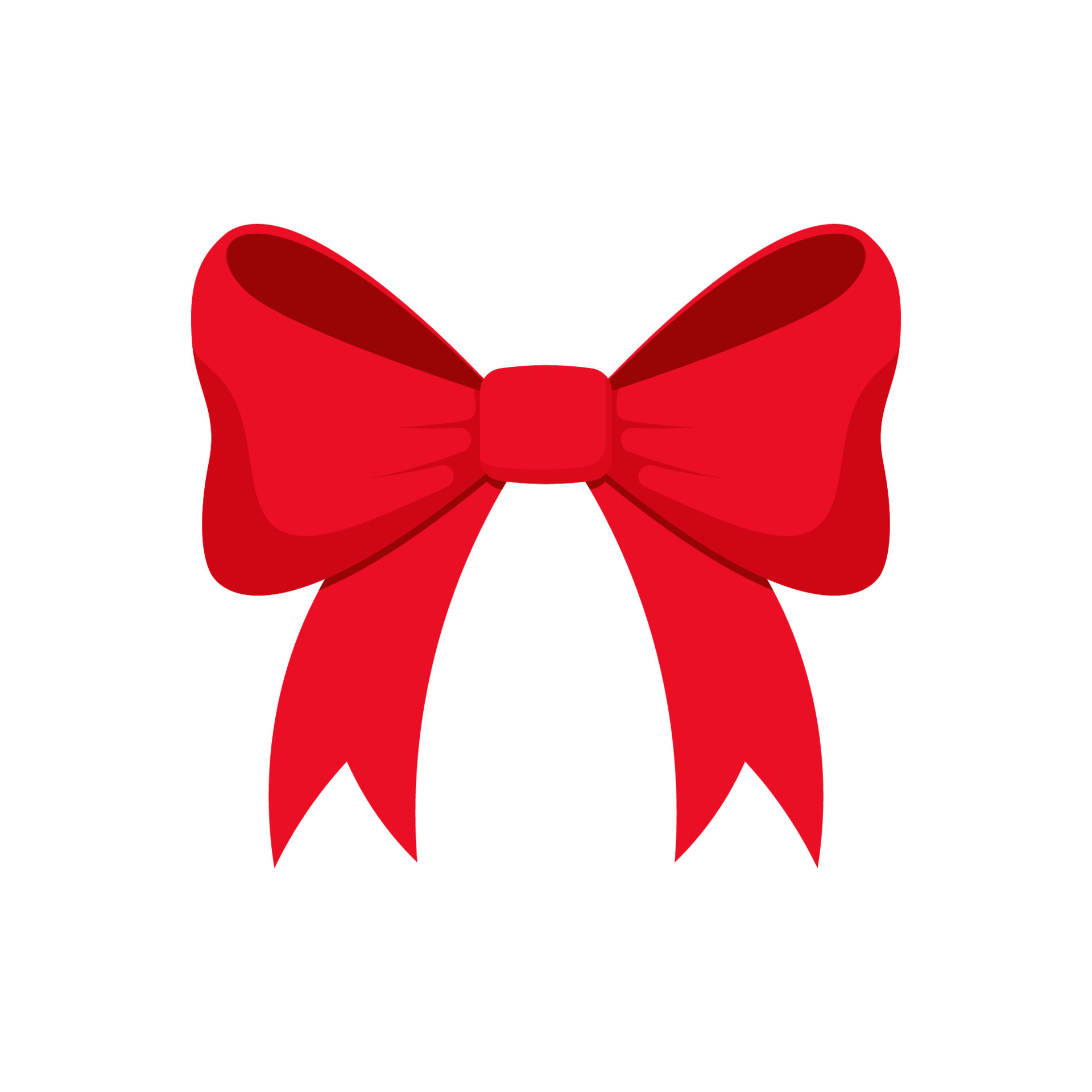 red ribbon bow Vector 12955477 Vector Art at Vecteezy