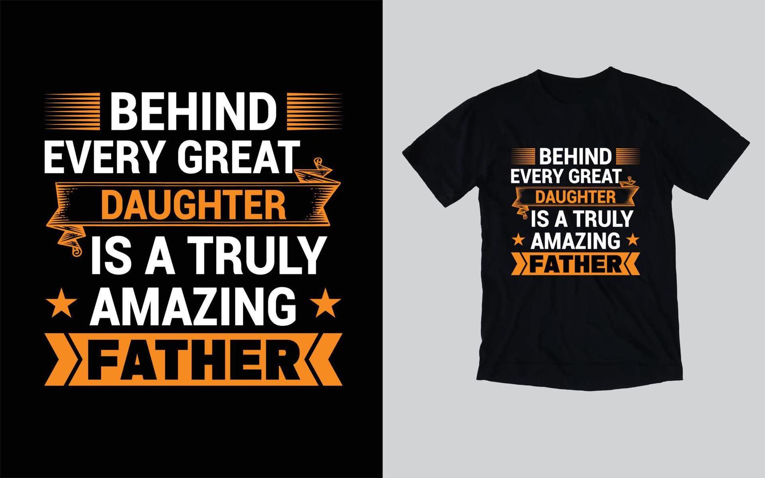 Father's day typography t-shirt design, happy father's day vector
