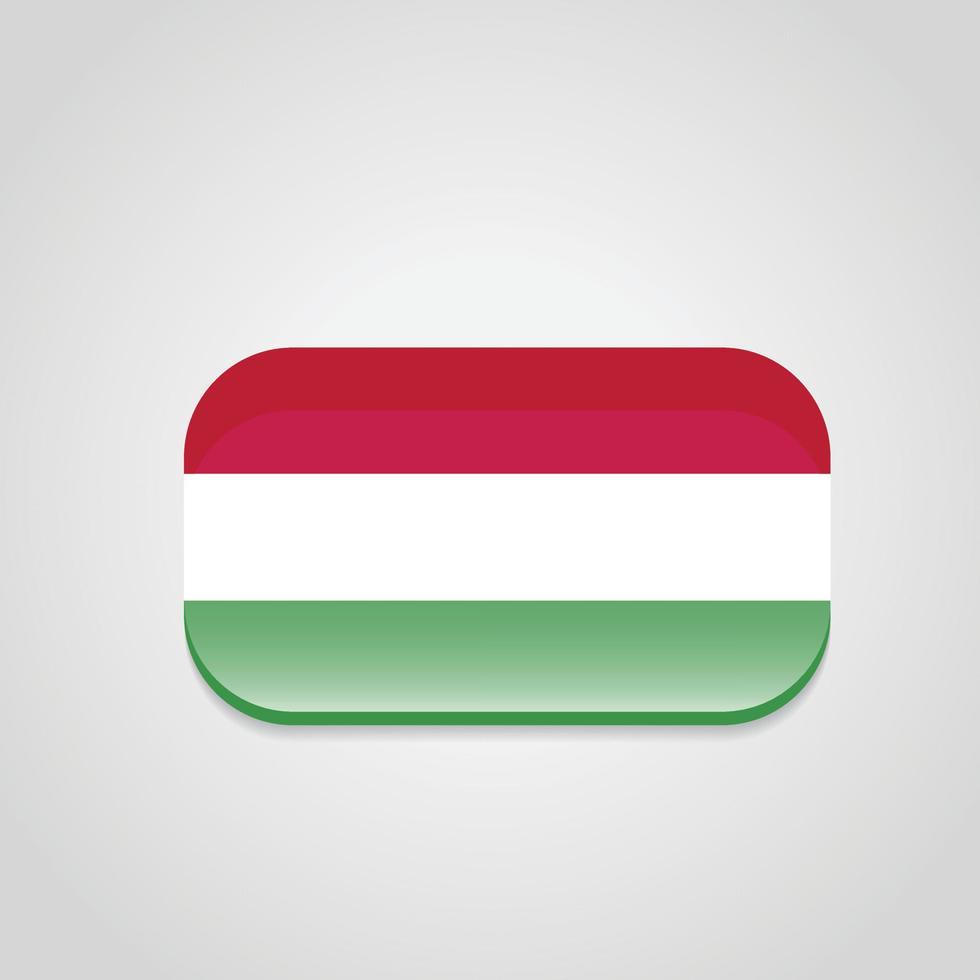 Hungary Flag Design Vector