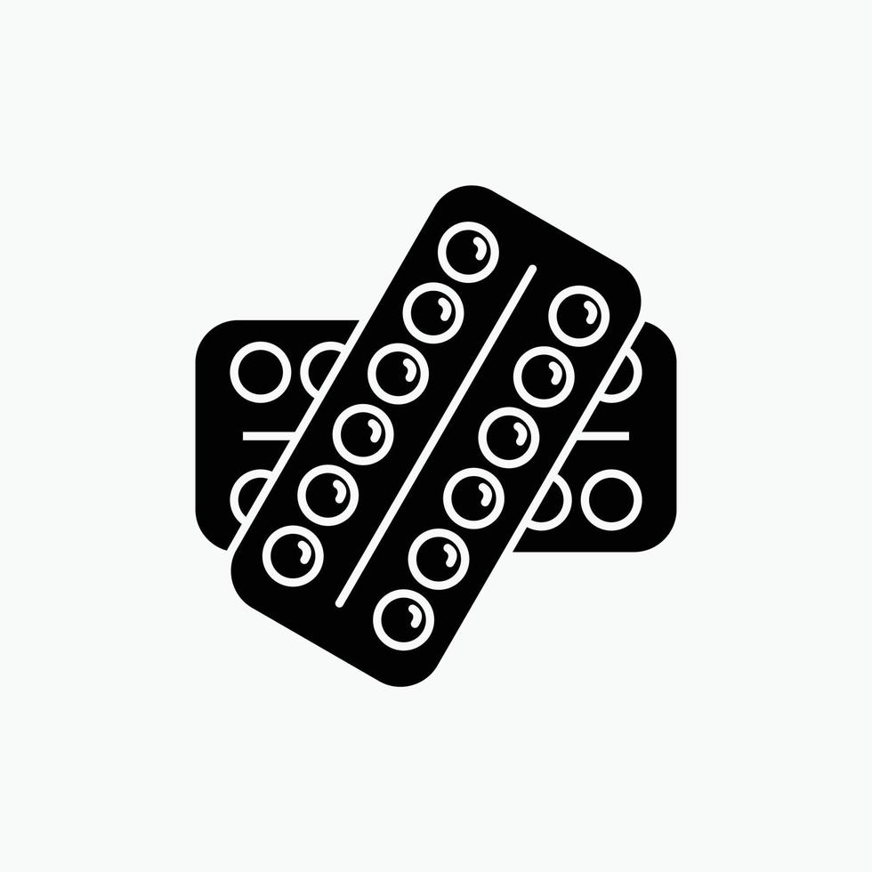 medicine. Pill. drugs. tablet. patient Glyph Icon. Vector isolated illustration