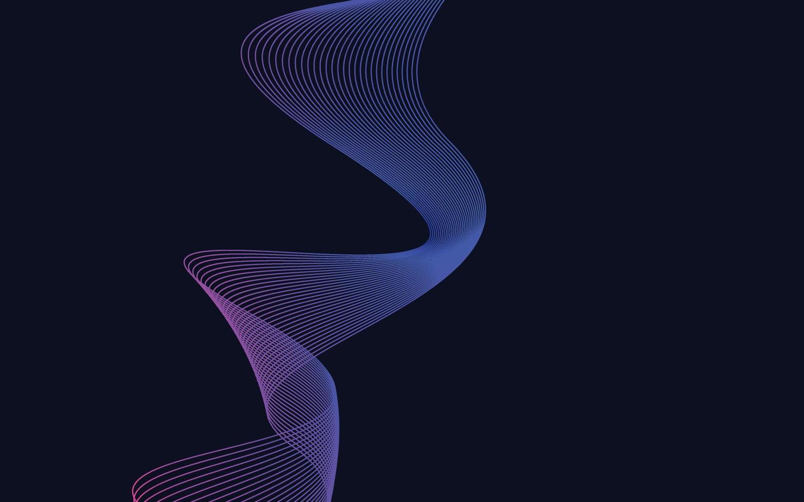 Abstract Blue Color technology Line wave background vector