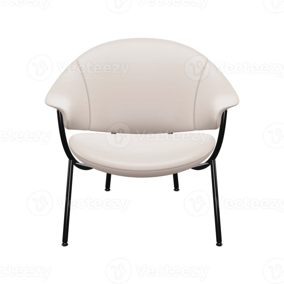 Realistic Chair Illustration. 3D Render. png