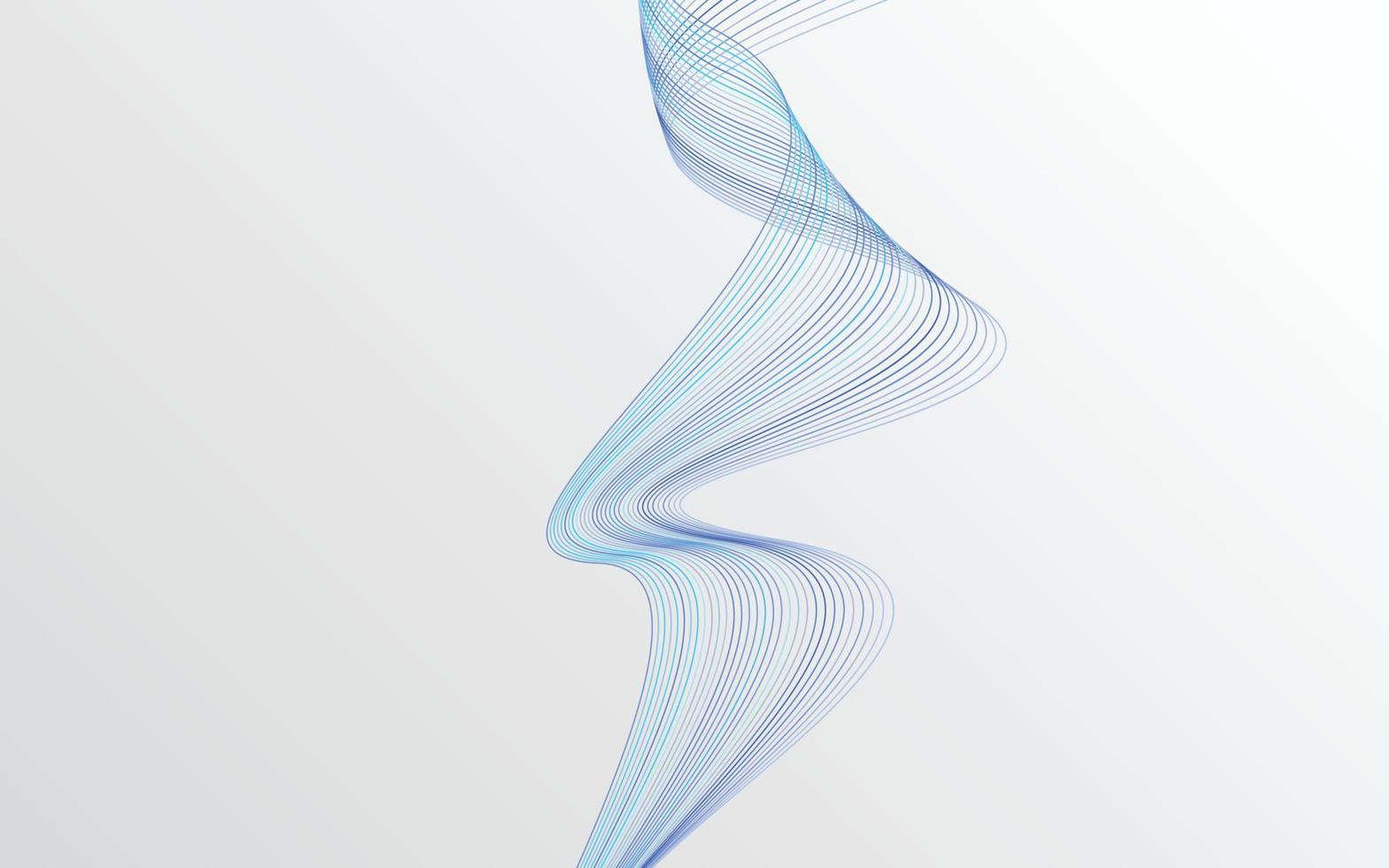 Abstract Blue Color technology Line wave background vector