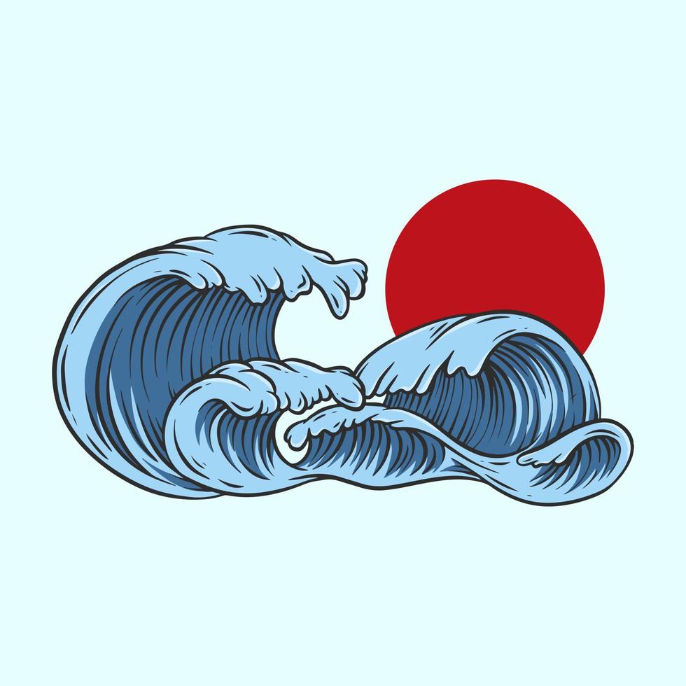 Wave Design Illustration vector