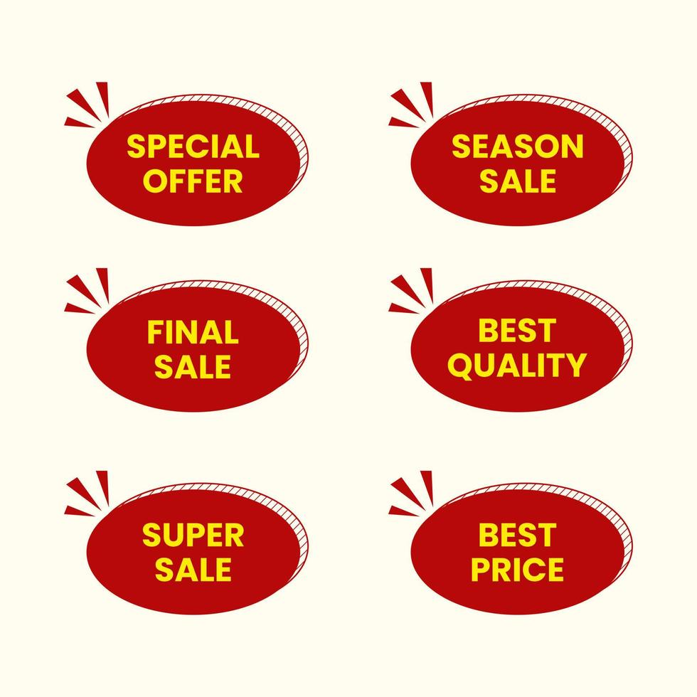 Sale Badges Collection vector