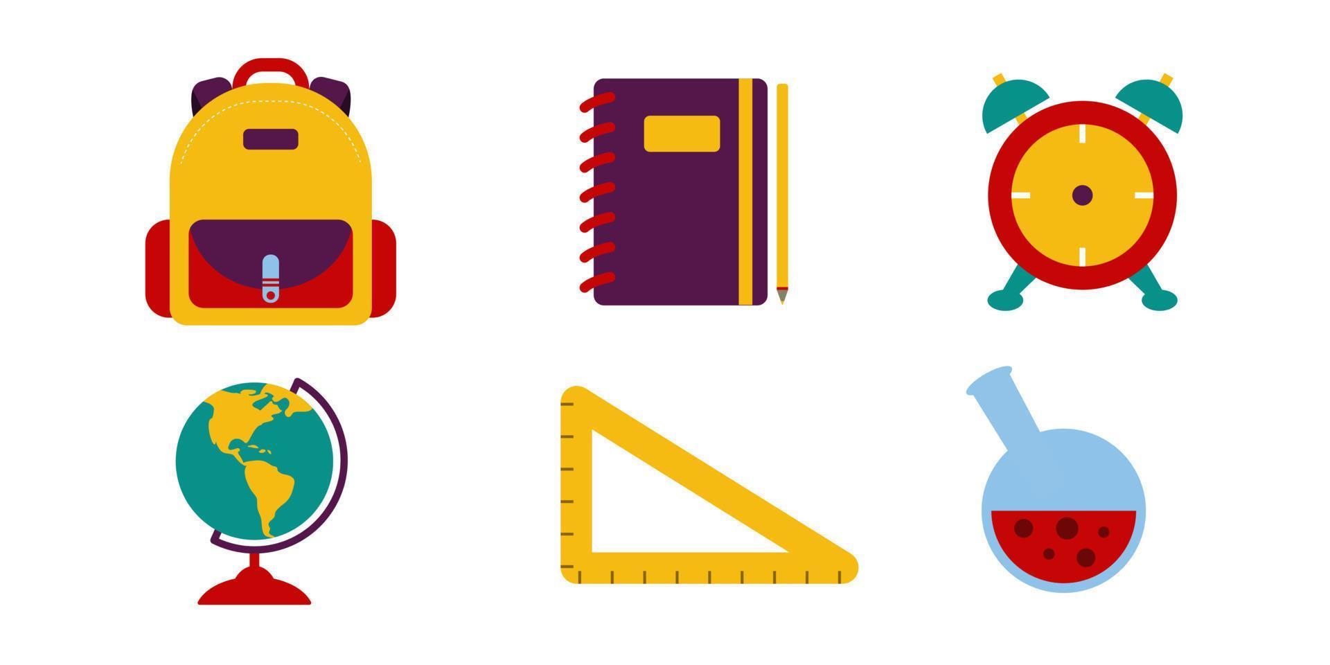 Back to School Elements vector