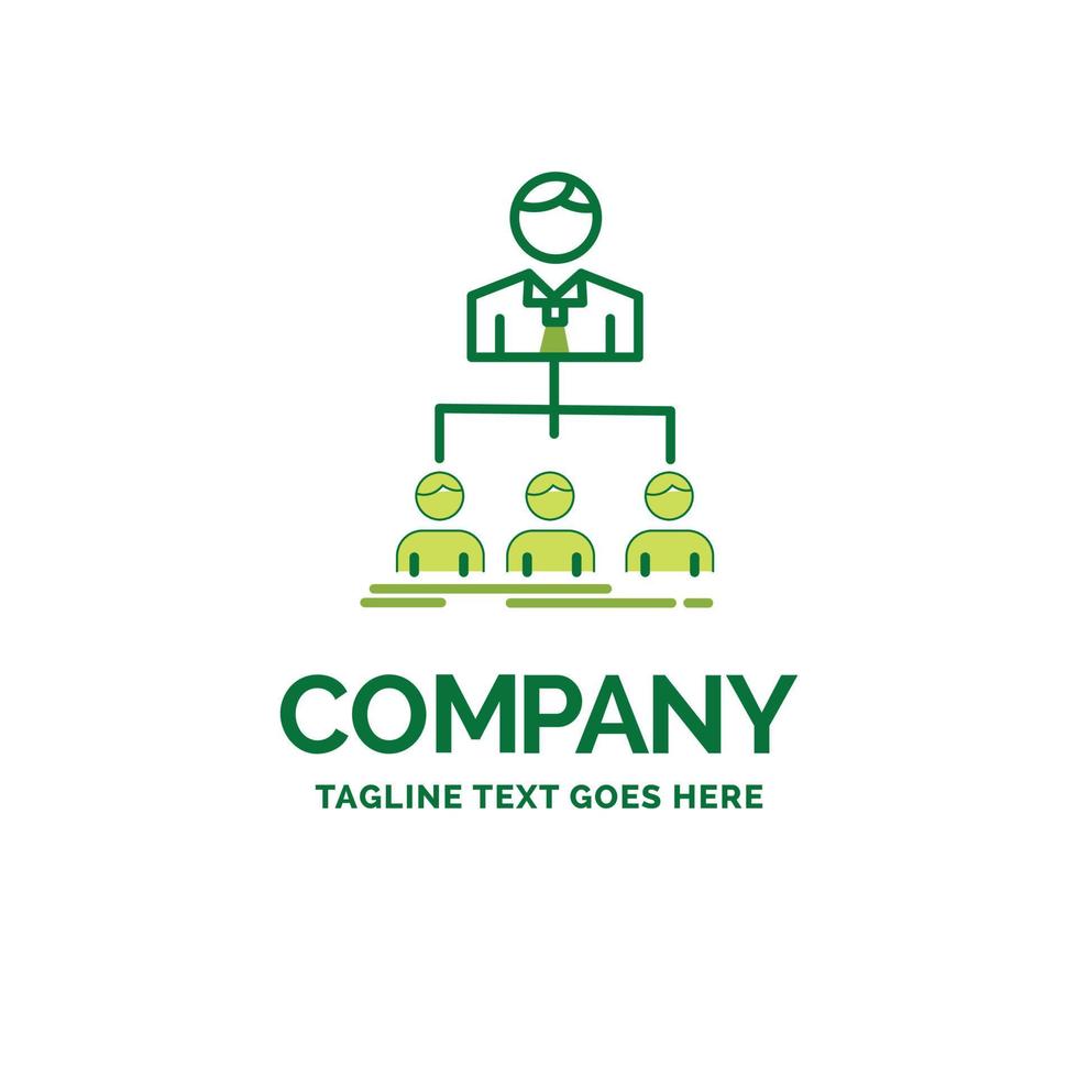 team. teamwork. organization. group. company Flat Business Logo template. Creative Green Brand Name Design. vector