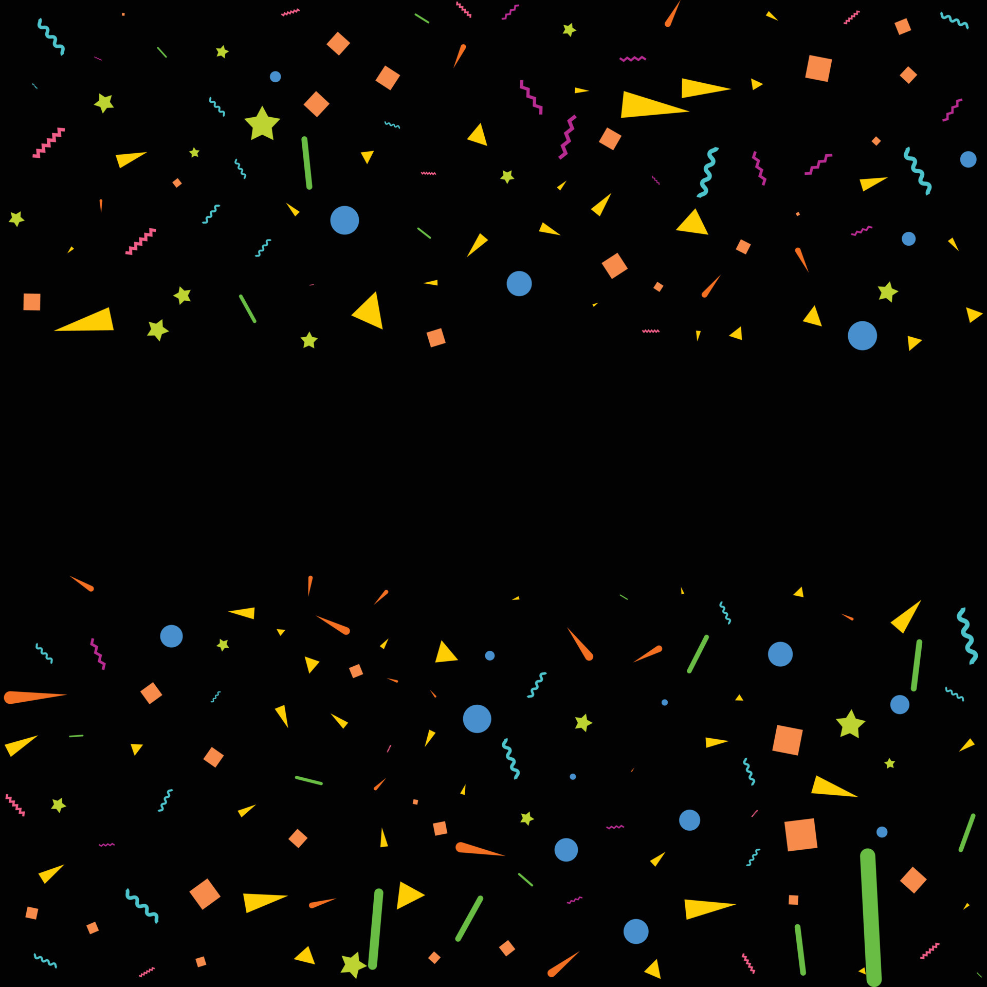 Colorful Confetti. Vector Festive Illustration of Falling Shiny