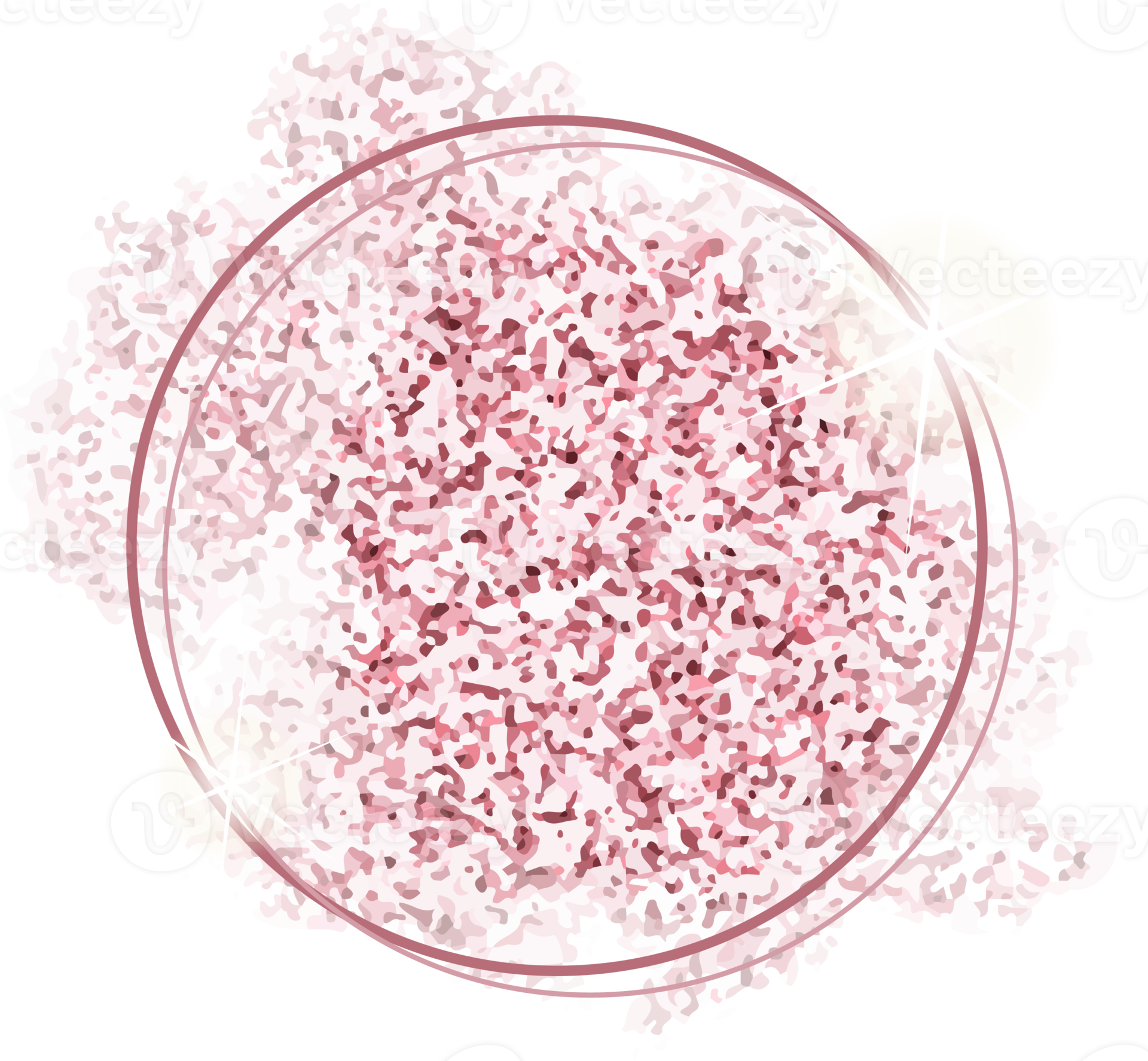 pink rose gold glitter frame banner 12958300 PNG