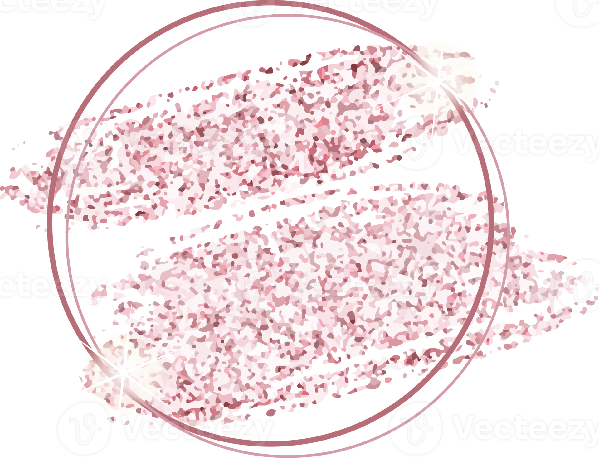 pink rose gold glitter frame banner 12958309 PNG