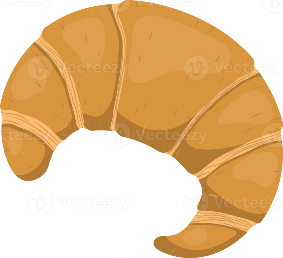 croissant pfannkuchen frühstück objekte draufsicht png