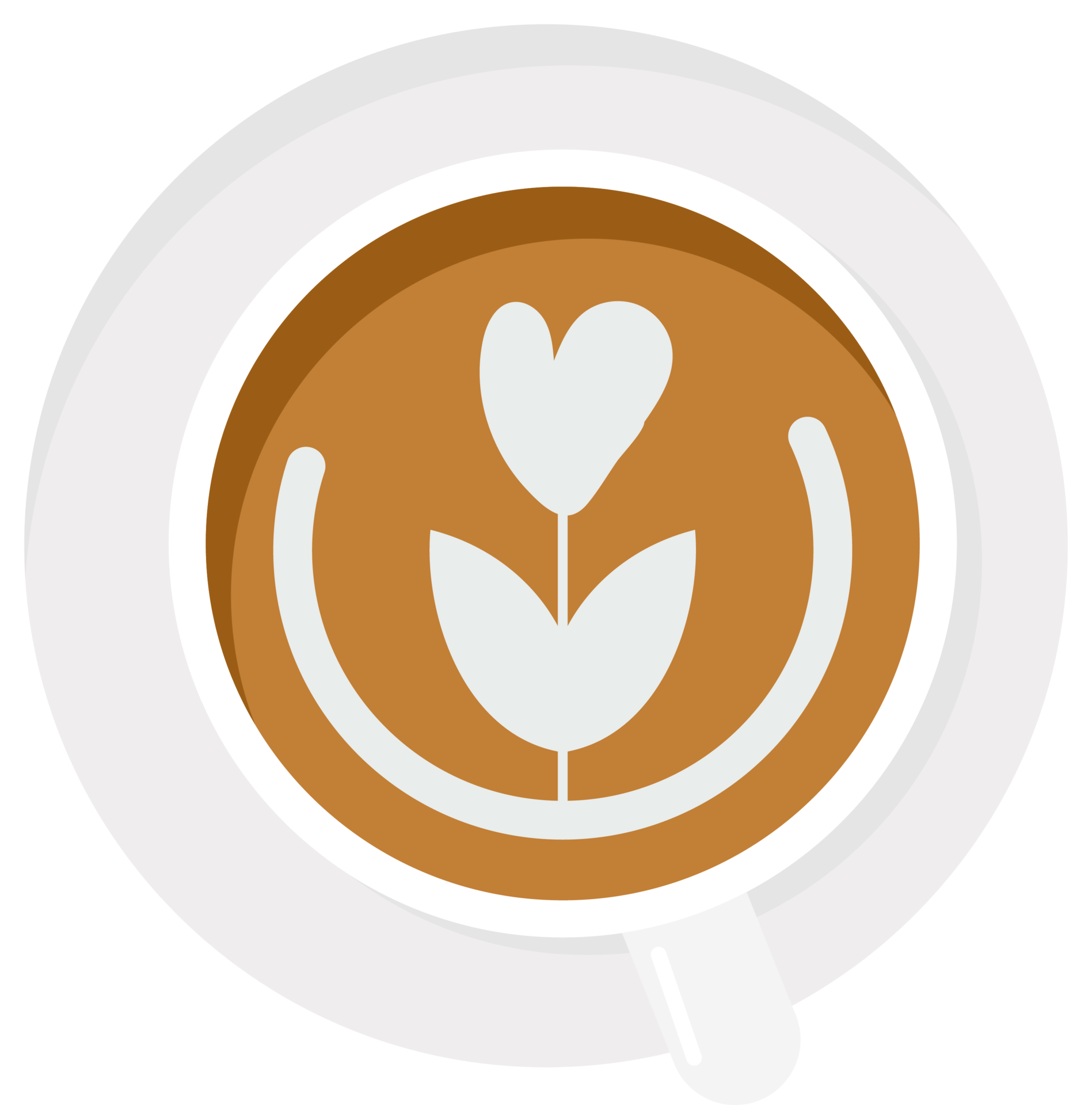 coffee latte art basic collection flat style 12958332 PNG