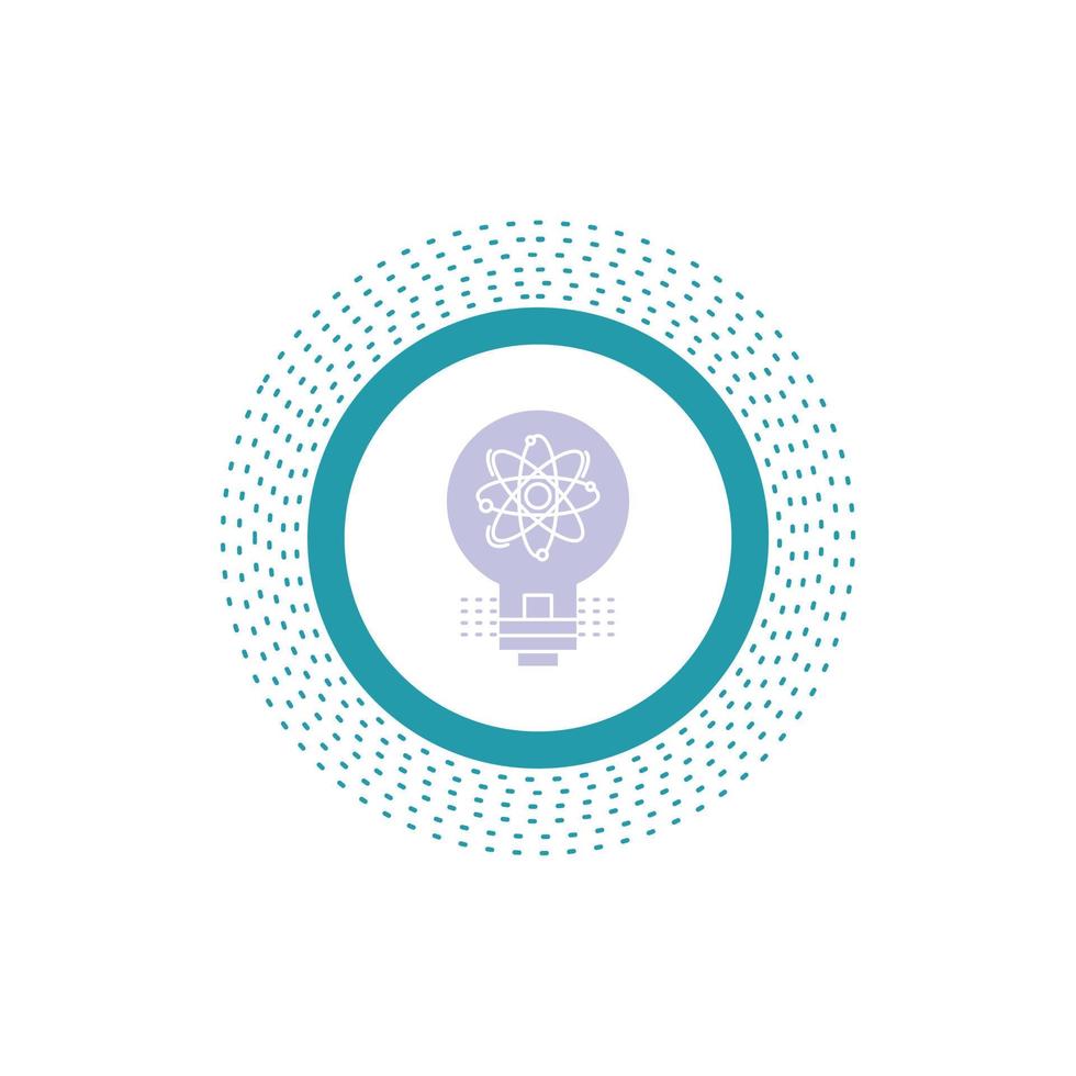 idea. innovation. light. solution. startup Glyph Icon. Vector isolated illustration